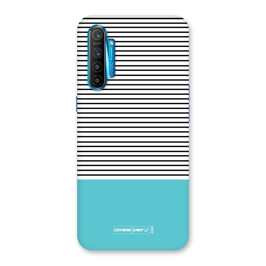 Deep Sky Blue Stripes Back Case for Realme XT