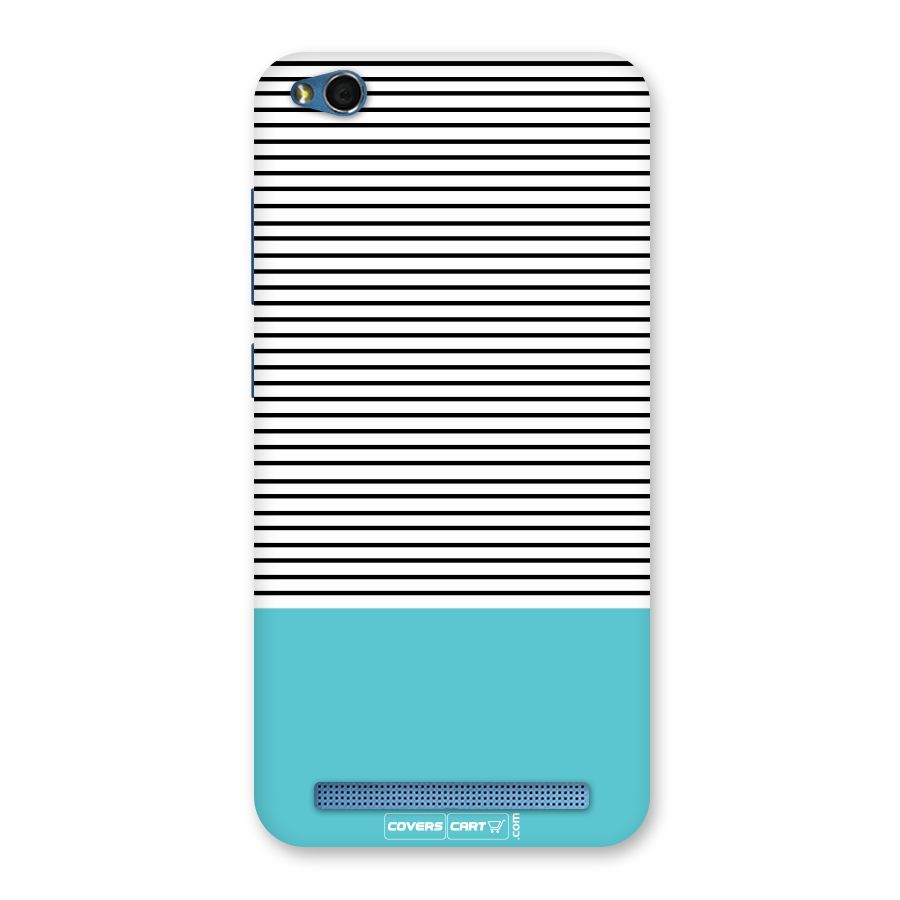 Deep Sky Blue Stripes Back Case for Redmi 5A