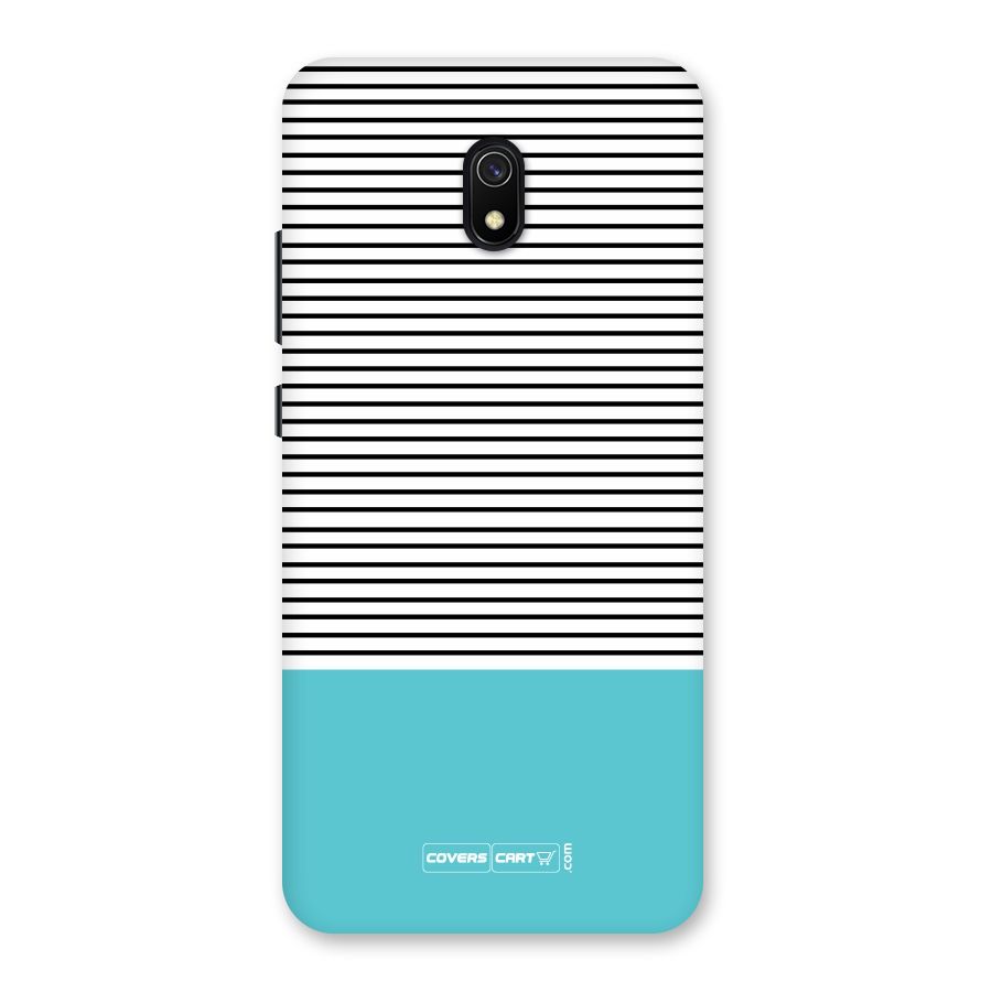 Deep Sky Blue Stripes Back Case for Redmi 8A