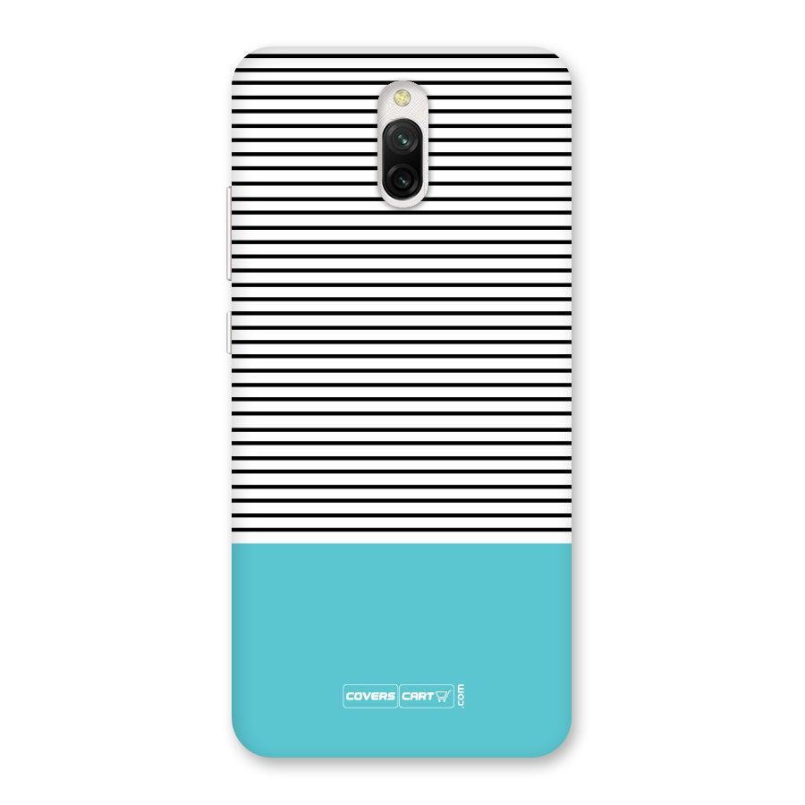 Deep Sky Blue Stripes Back Case for Redmi 8A Dual