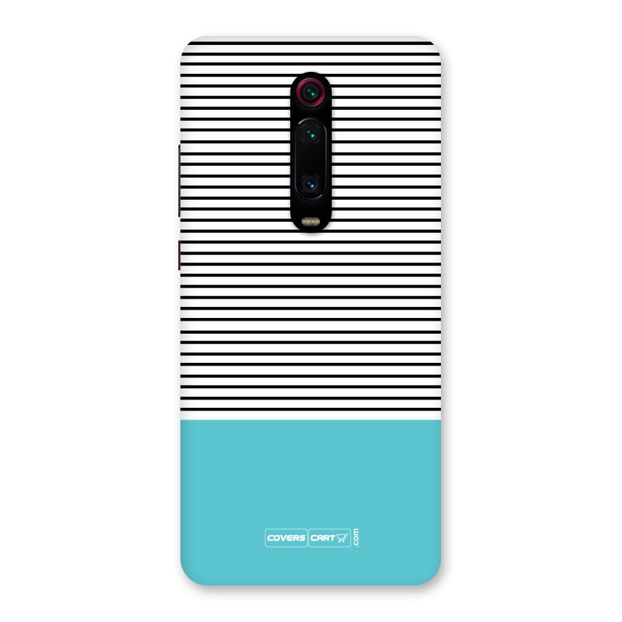 Deep Sky Blue Stripes Back Case for Redmi K20