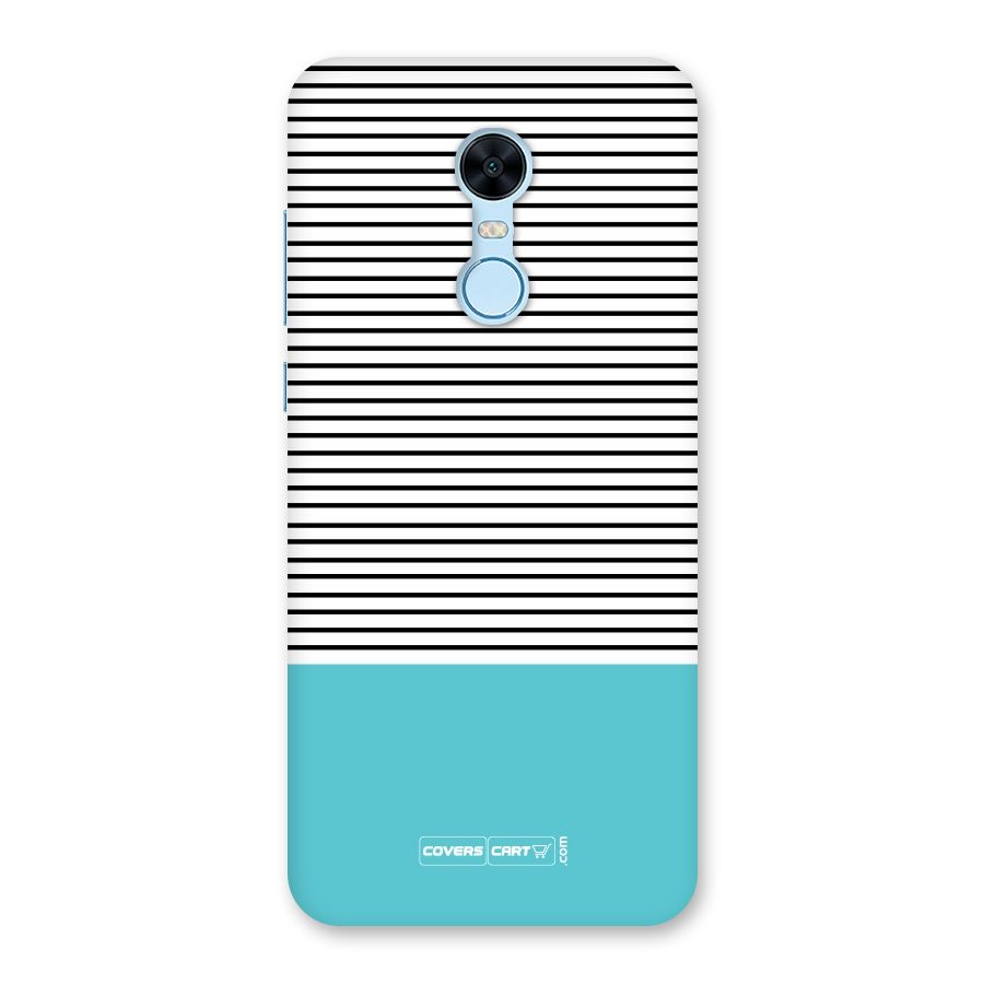 Deep Sky Blue Stripes Back Case for Redmi Note 5