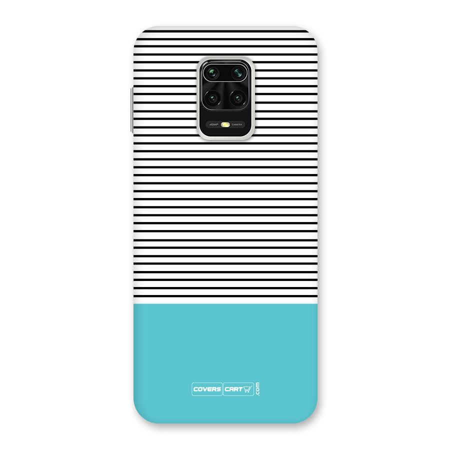 Deep Sky Blue Stripes Back Case for Redmi Note 9 Pro