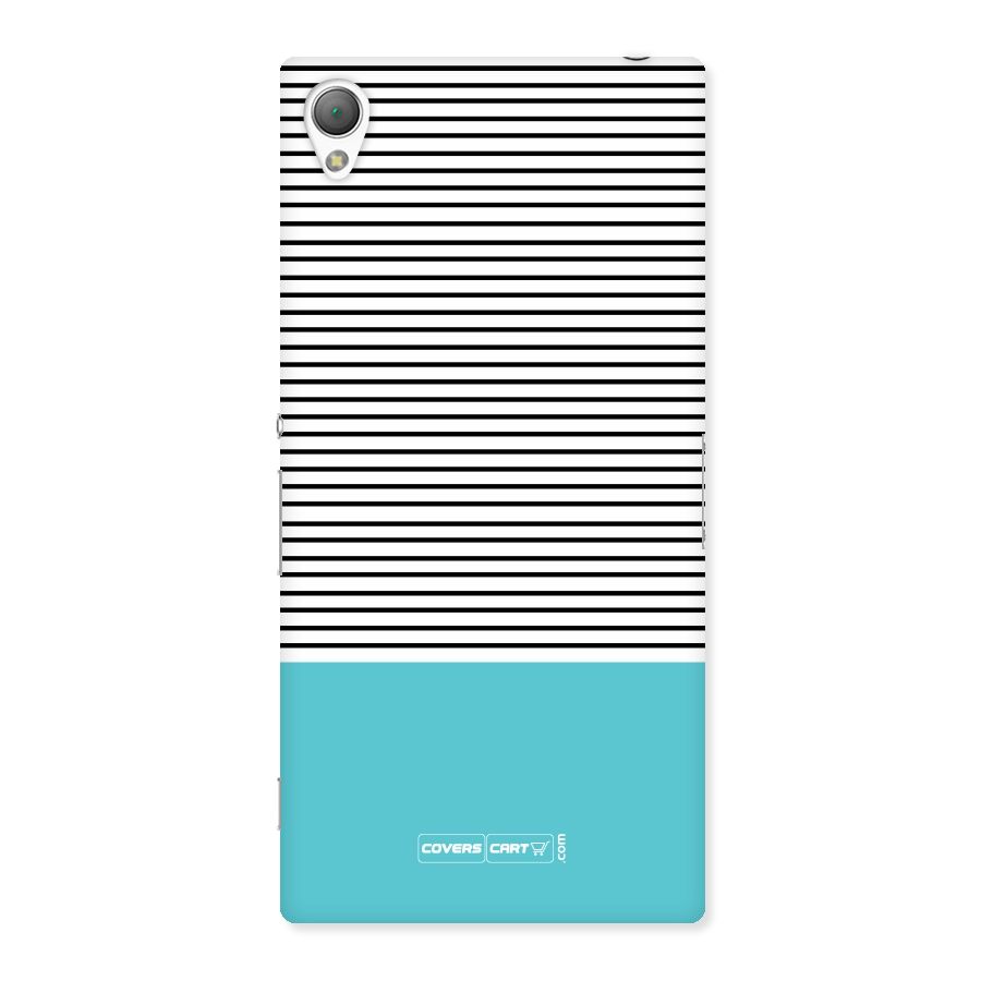 Deep Sky Blue Stripes Back Case for Sony Xperia Z3