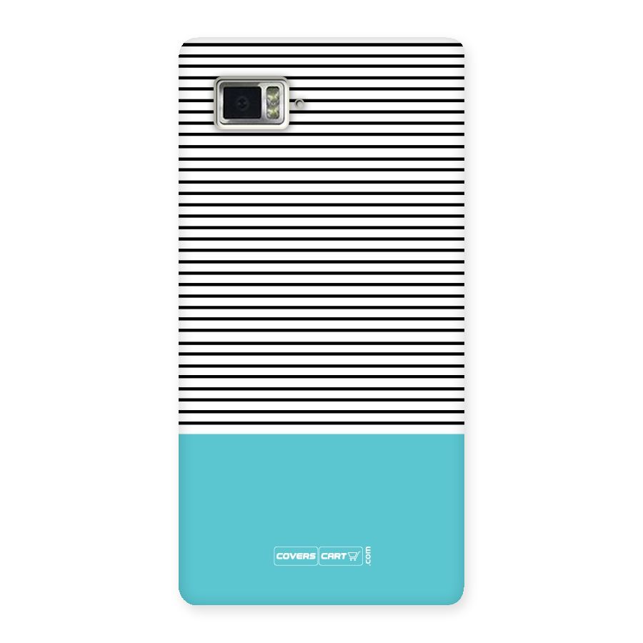 Deep Sky Blue Stripes Back Case for Vibe Z2 Pro K920