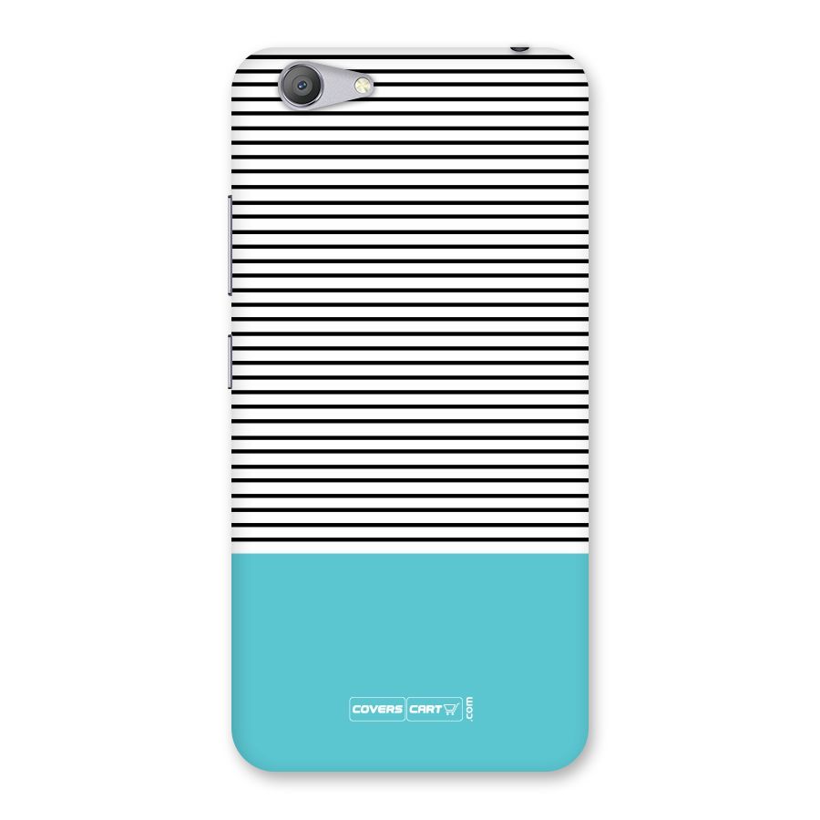 Deep Sky Blue Stripes Back Case for Vivo Y53