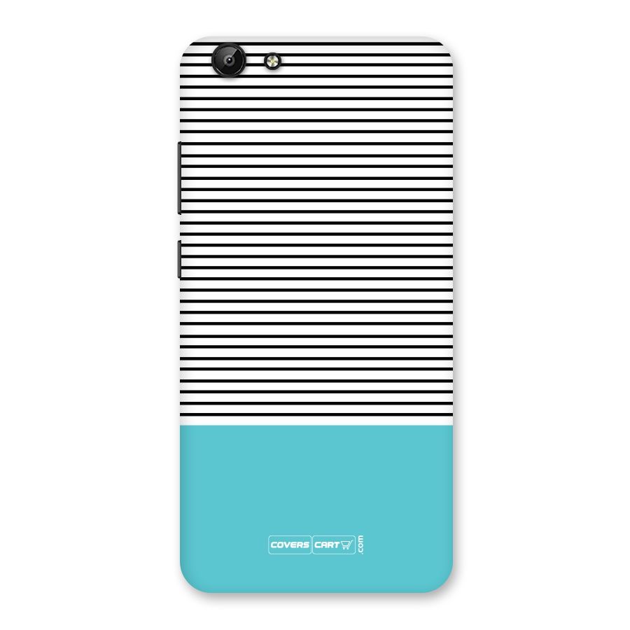 Deep Sky Blue Stripes Back Case for Vivo Y69