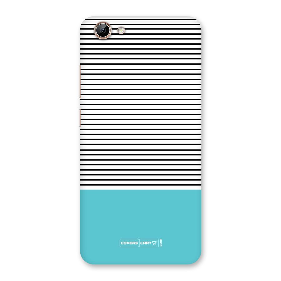 Deep Sky Blue Stripes Back Case for Vivo Y71i