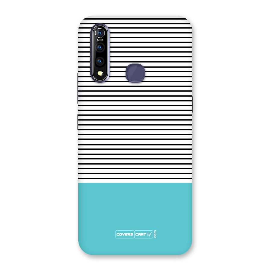 Deep Sky Blue Stripes Back Case for Vivo Z1 Pro