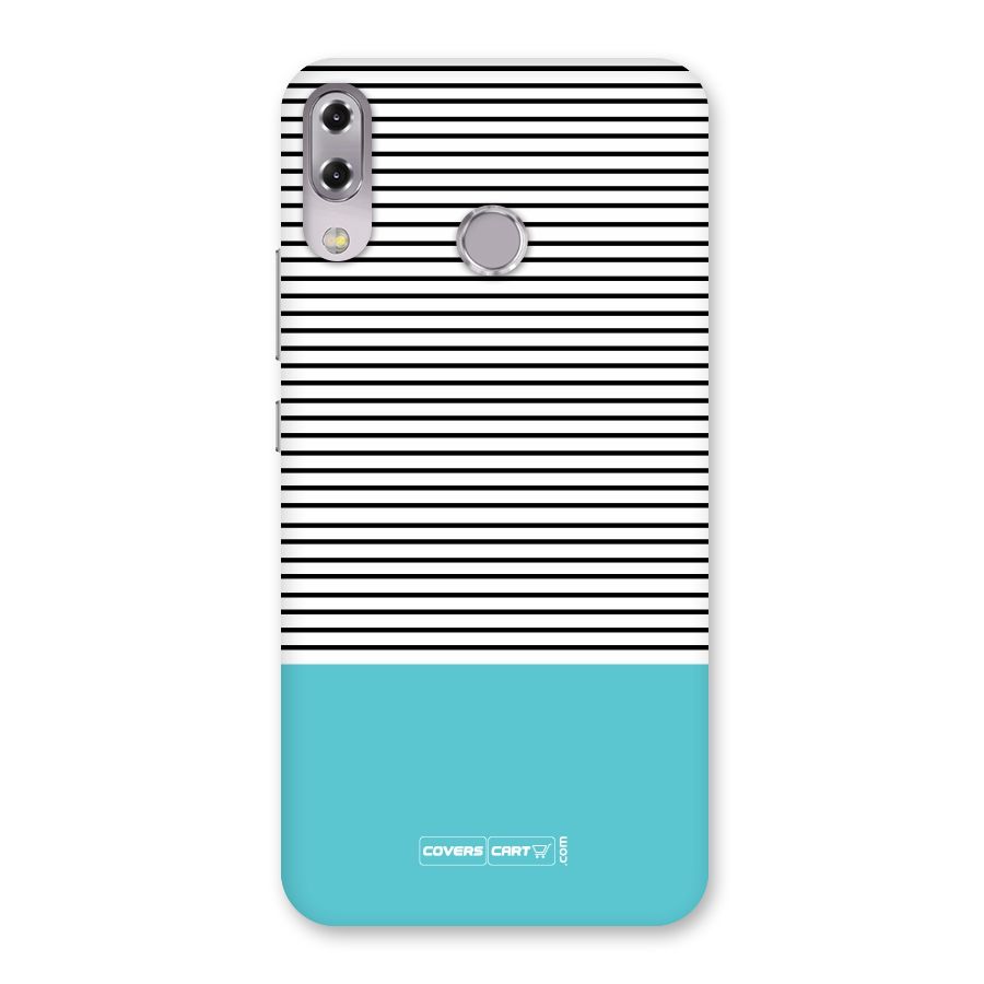Deep Sky Blue Stripes Back Case for Zenfone 5Z
