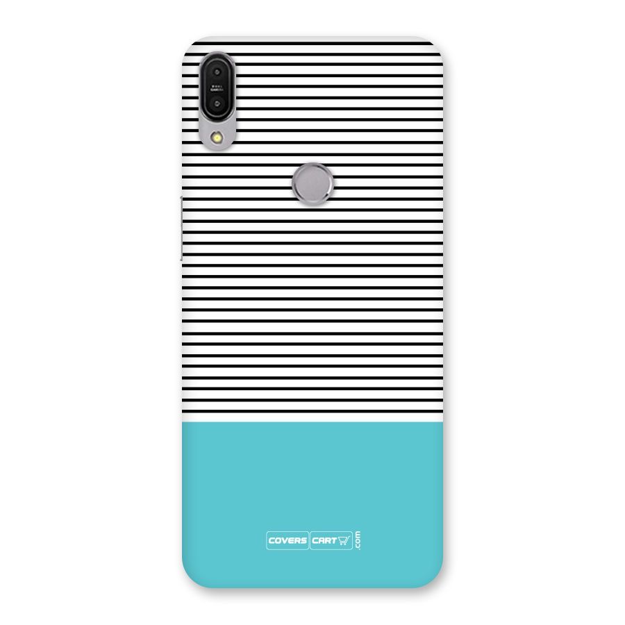 Deep Sky Blue Stripes Back Case for Zenfone Max Pro M1