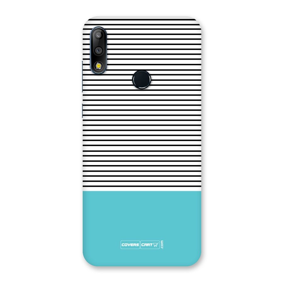 Deep Sky Blue Stripes Back Case for Zenfone Max Pro M2