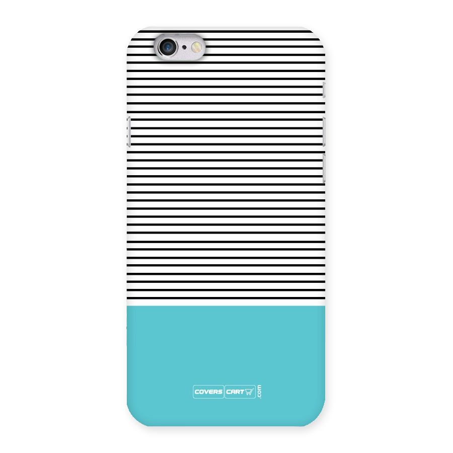 Deep Sky Blue Stripes Back Case for iPhone 6 6S