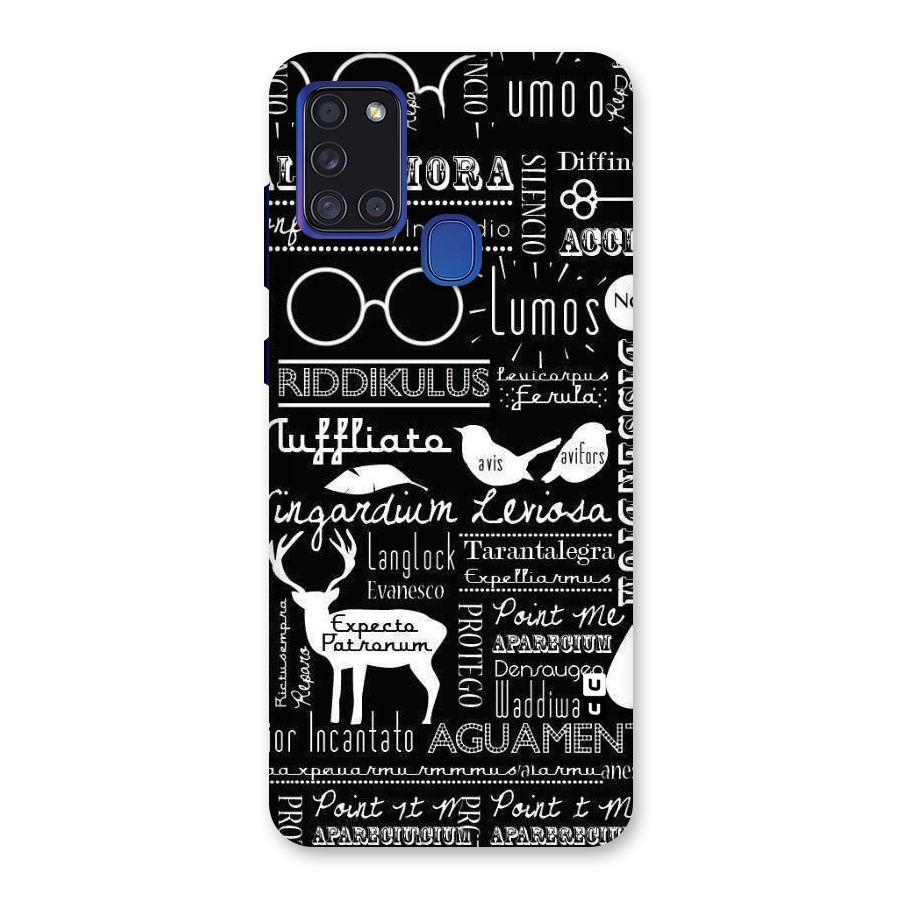 Deer Key Spell Back Case for Galaxy A21s