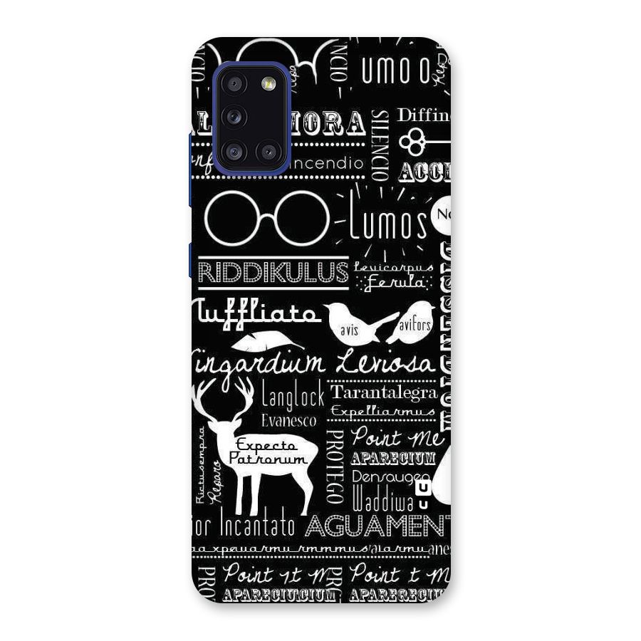 Deer Key Spell Back Case for Galaxy A31
