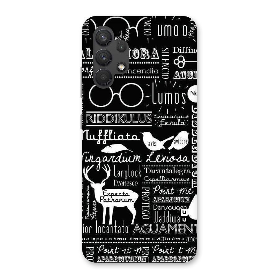 Deer Key Spell Back Case for Galaxy A32