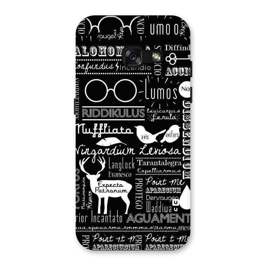 Deer Key Spell Back Case for Galaxy A3 (2017)