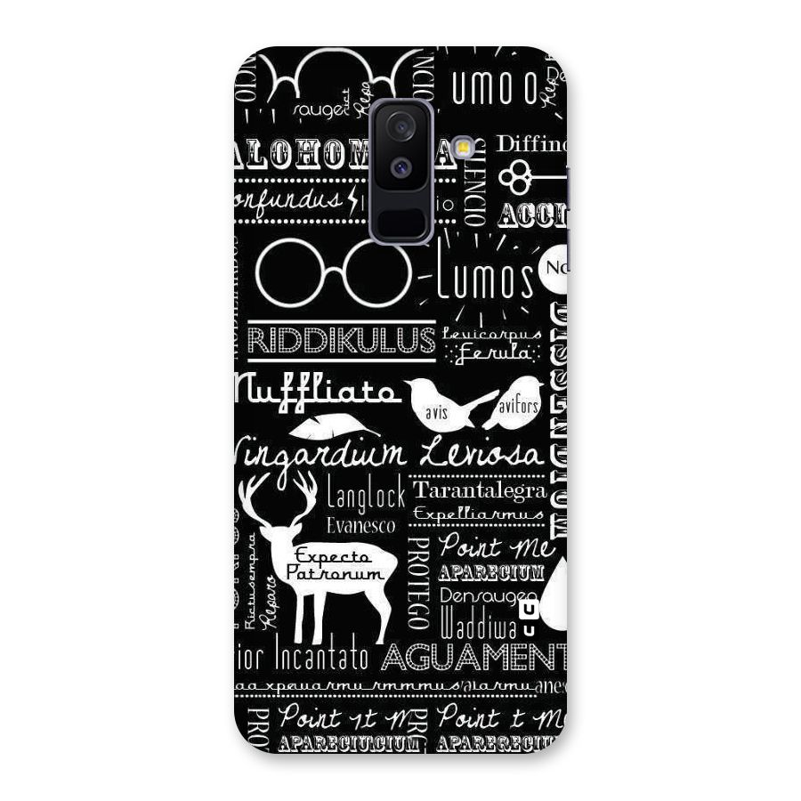 Deer Key Spell Back Case for Galaxy A6 Plus