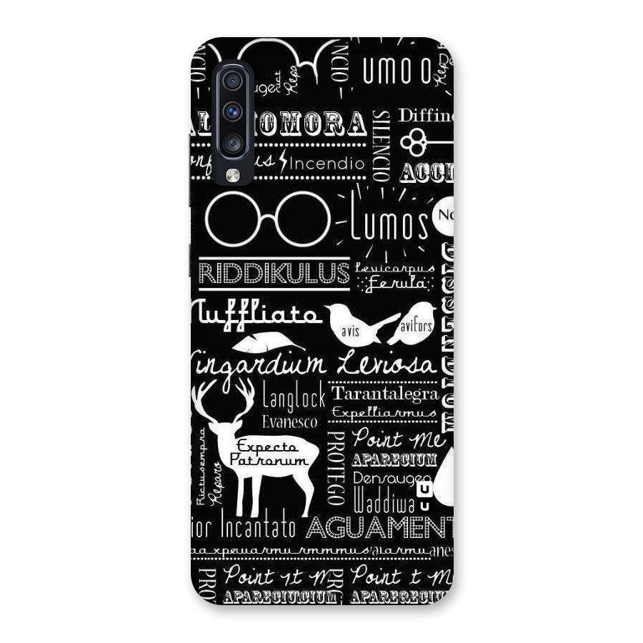 Deer Key Spell Back Case for Galaxy A70s