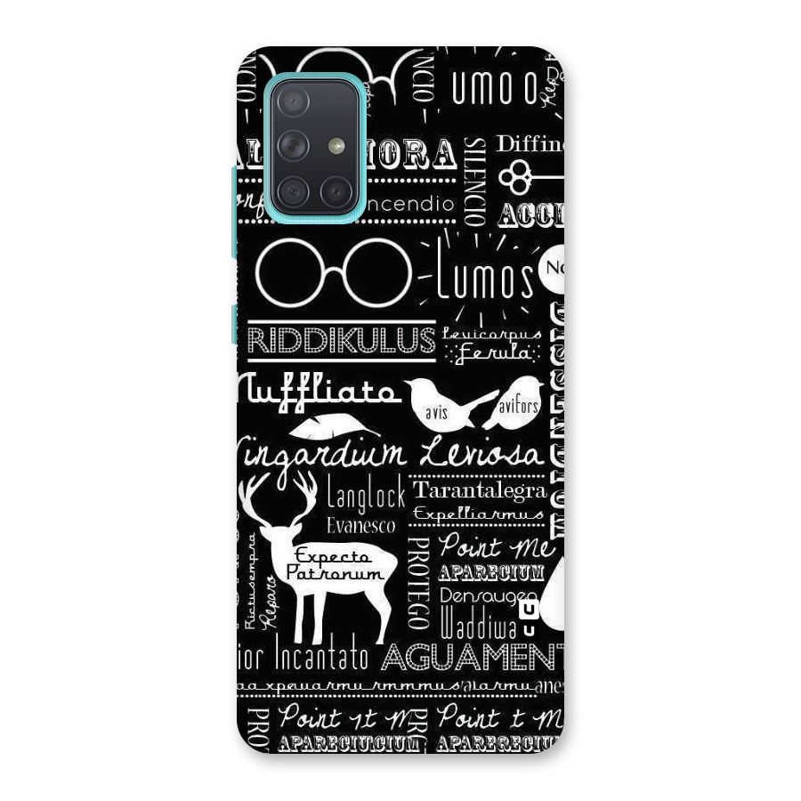 Deer Key Spell Back Case for Galaxy A71