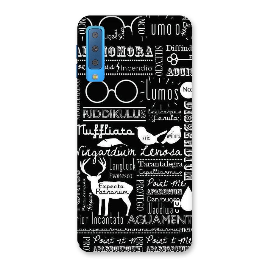 Deer Key Spell Back Case for Galaxy A7 (2018)