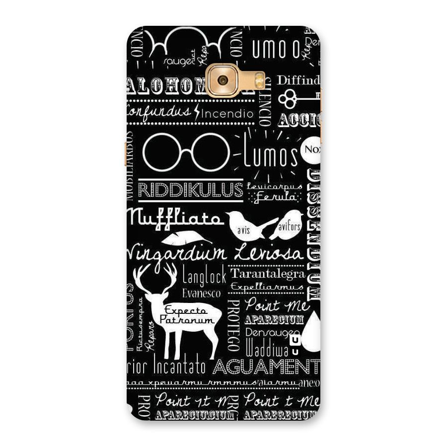 Deer Key Spell Back Case for Galaxy C9 Pro
