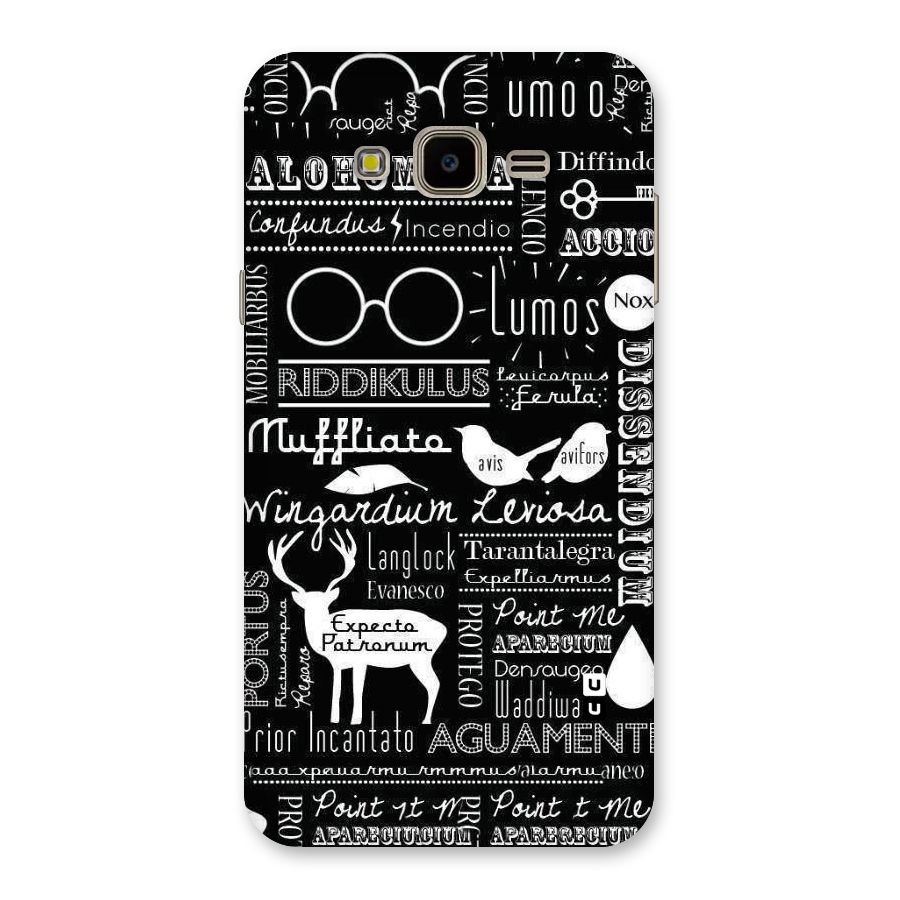 Deer Key Spell Back Case for Galaxy J7 Nxt