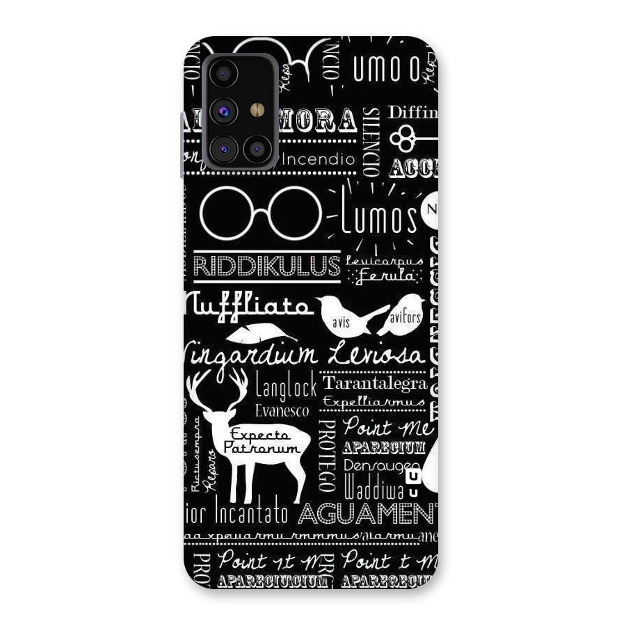 Deer Key Spell Back Case for Galaxy M31s