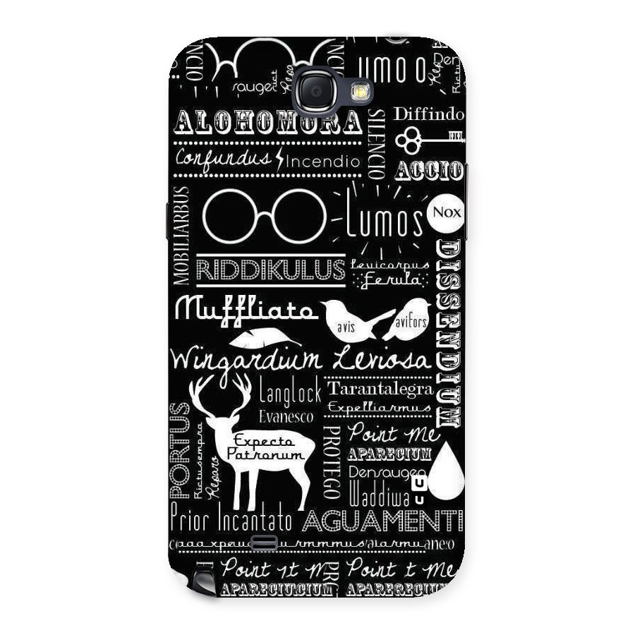 Deer Key Spell Back Case for Galaxy Note 2