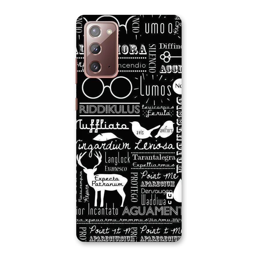 Deer Key Spell Back Case for Galaxy Note 20