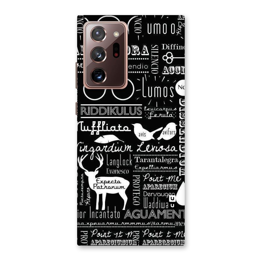 Deer Key Spell Back Case for Galaxy Note 20 Ultra