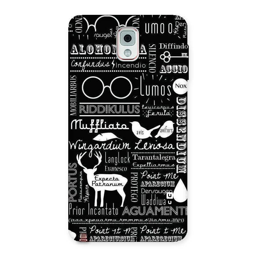 Deer Key Spell Back Case for Galaxy Note 3