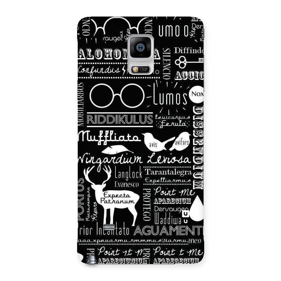 Deer Key Spell Back Case for Galaxy Note 4