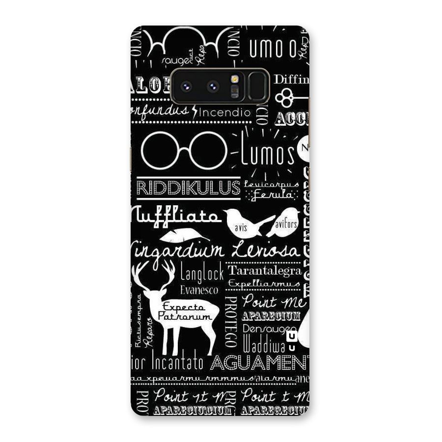 Deer Key Spell Back Case for Galaxy Note 8
