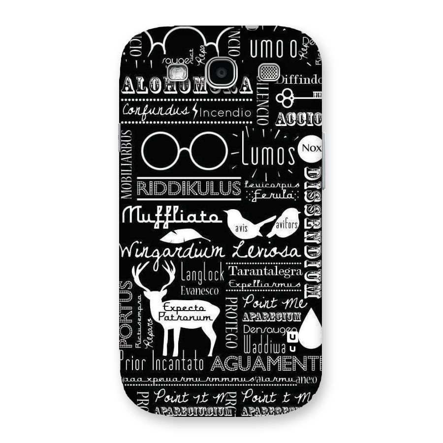 Deer Key Spell Back Case for Galaxy S3