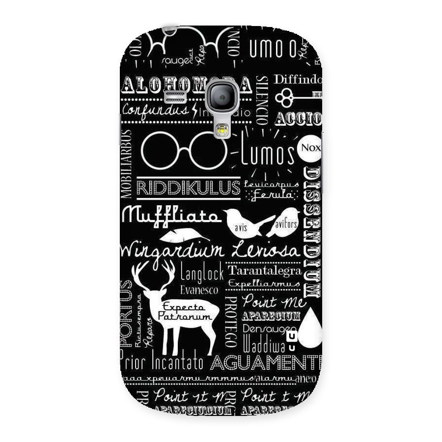 Deer Key Spell Back Case for Galaxy S3 Mini
