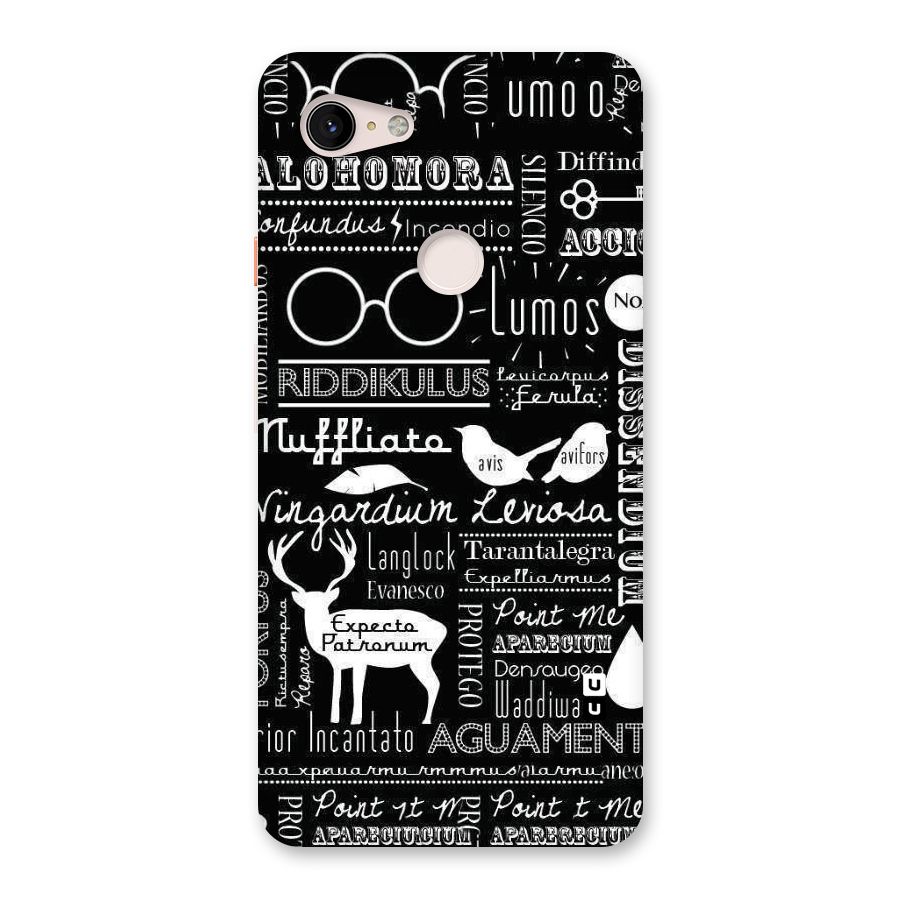 Deer Key Spell Back Case for Google Pixel 3 XL