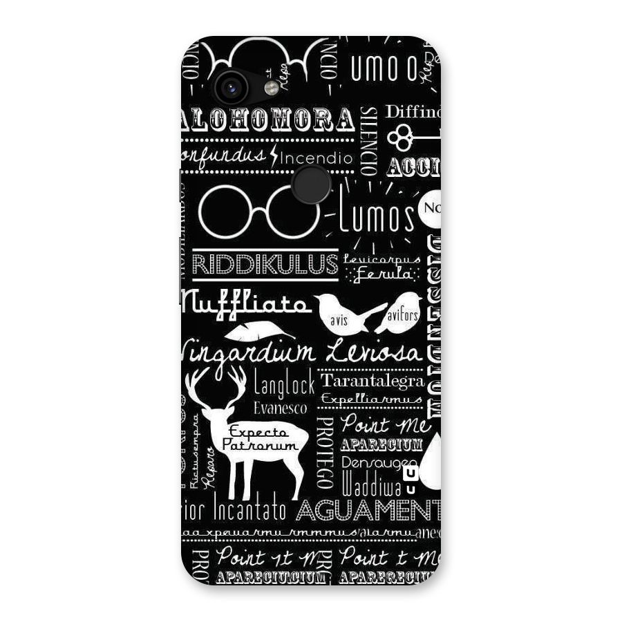 Deer Key Spell Back Case for Google Pixel 3a XL