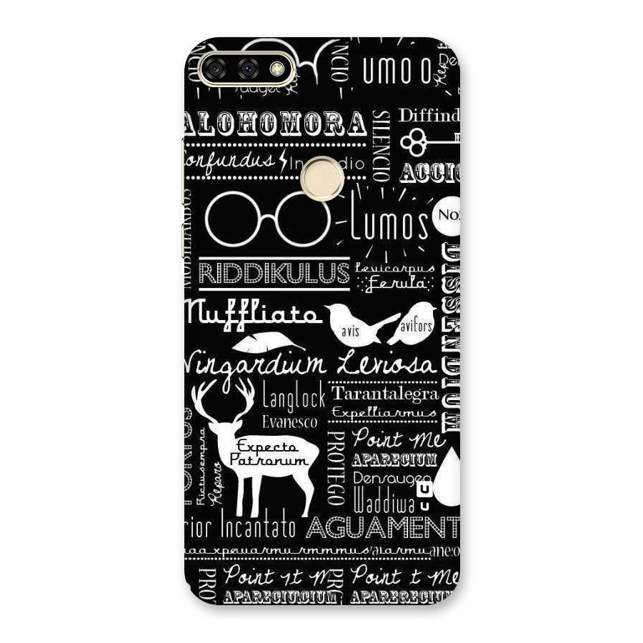 Deer Key Spell Back Case for Honor 7A