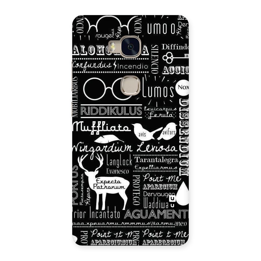 Deer Key Spell Back Case for Huawei Honor 5X