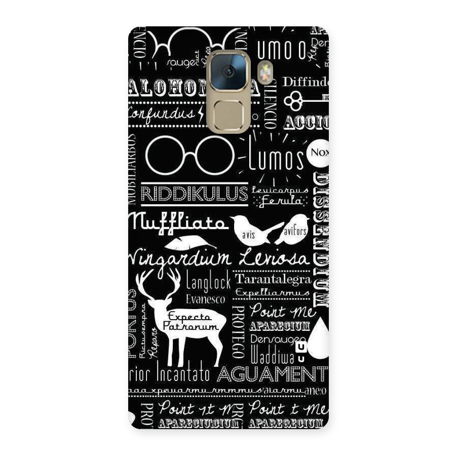 Deer Key Spell Back Case for Huawei Honor 7