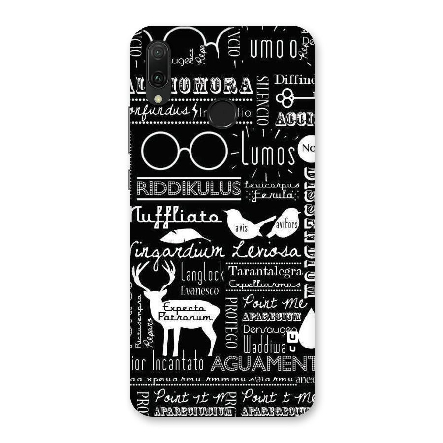 Deer Key Spell Back Case for Huawei Y9 (2019)