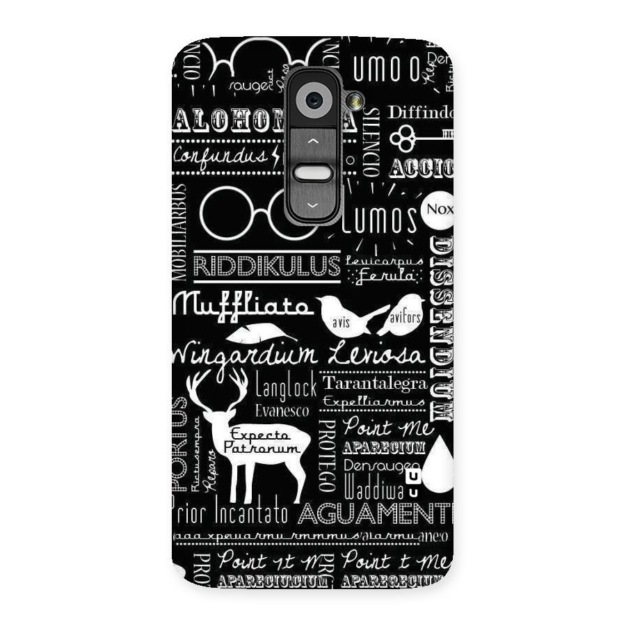 Deer Key Spell Back Case for LG G2
