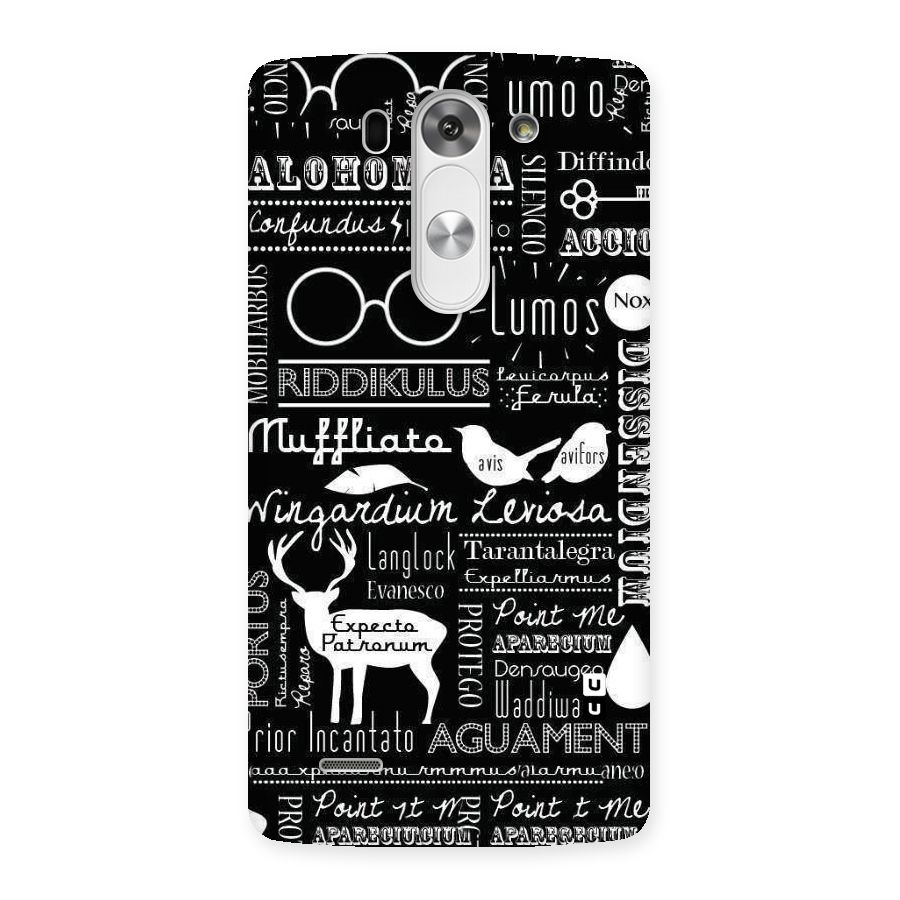 Deer Key Spell Back Case for LG G3 Beat