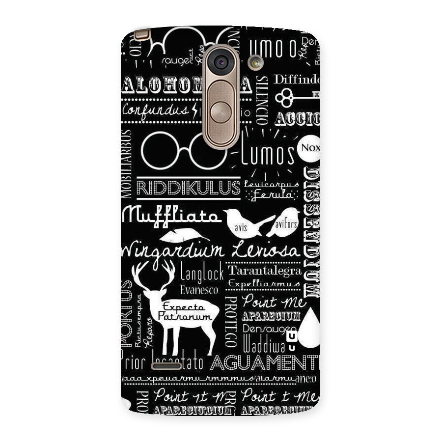 Deer Key Spell Back Case for LG G3 Stylus