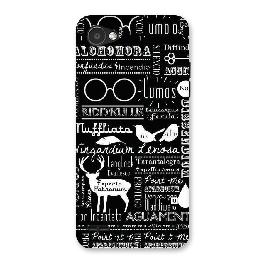 Deer Key Spell Back Case for LG Q6