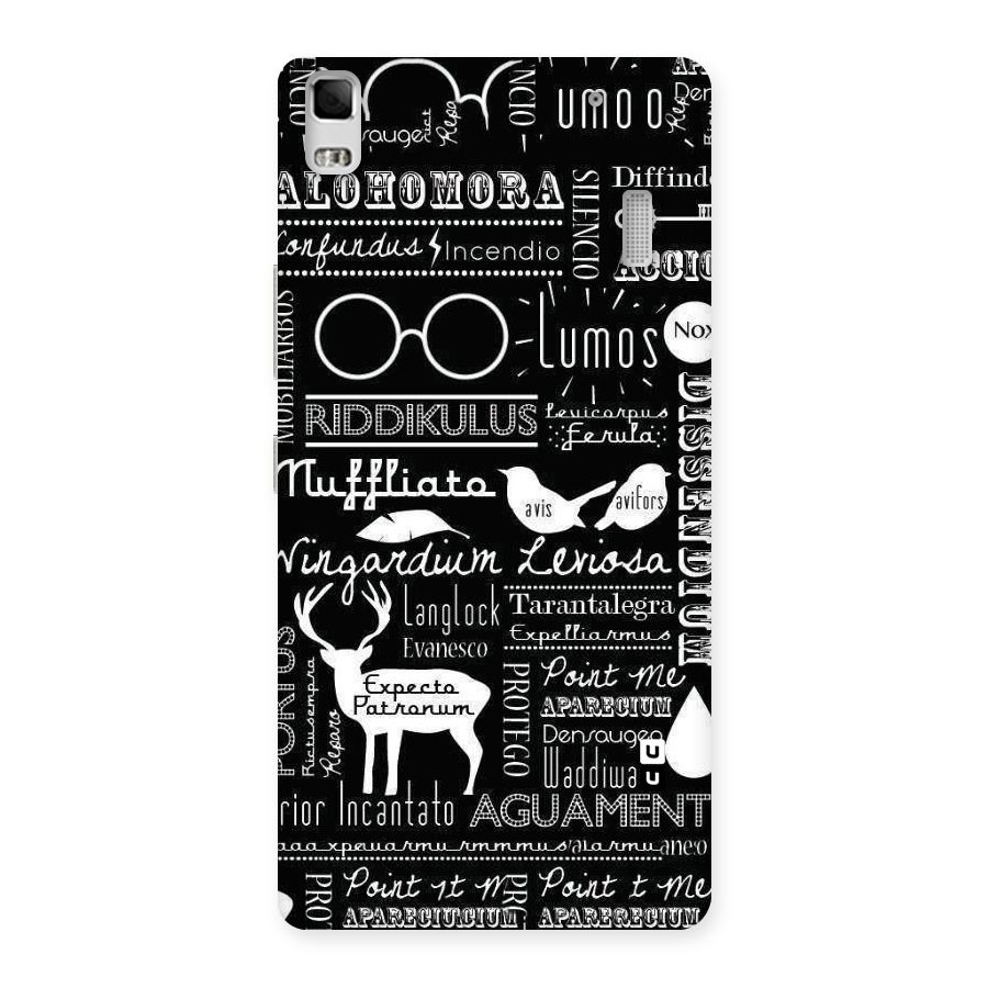 Deer Key Spell Back Case for Lenovo K3 Note