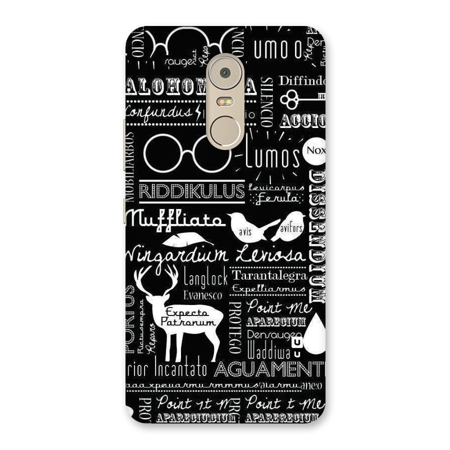 Deer Key Spell Back Case for Lenovo K6 Note