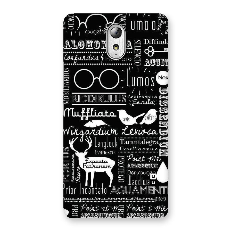 Deer Key Spell Back Case for Lenovo Vibe P1M