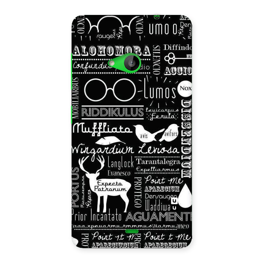 Deer Key Spell Back Case for Lumia 535
